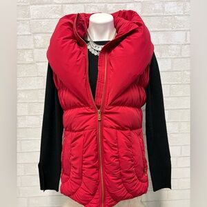 Ciao Milano 1969 Red Goose Down Puffer Vest NWT Size Medium